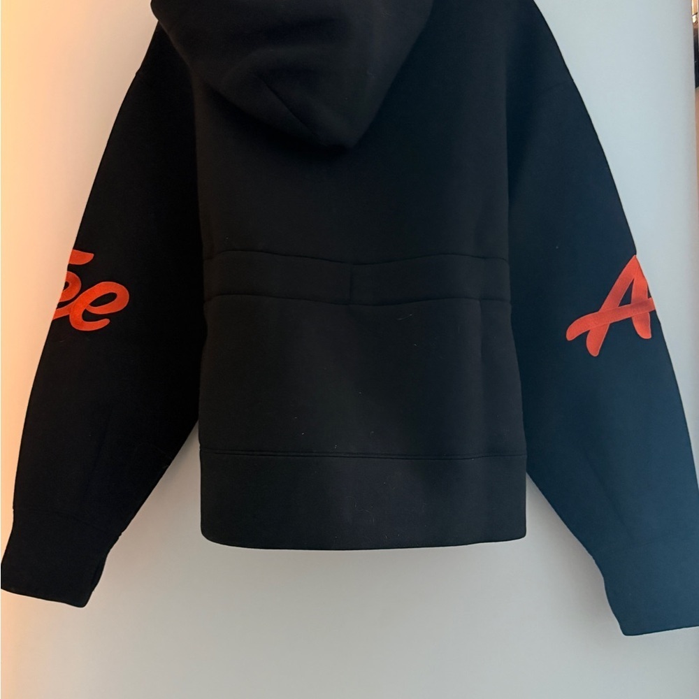 H&M limited edition vintage Black and orange Hooded Belted hoodie size XS - Picture 8 of 10